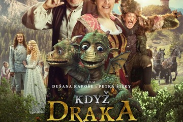 Finální plakát k pohádce "Když draka bolí hlava"